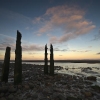 Sunrise at Allonby beach, West Cumbria